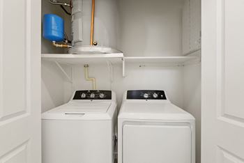 Full-size washer & dryer
